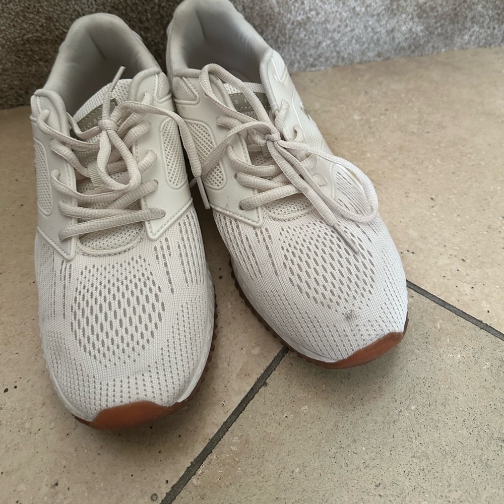 U.S. POLO ASSN Women’s cream Athletic Sneakers Size 10 US - Picture 5 of 9